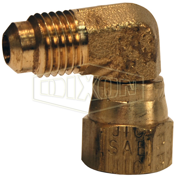 SAE 45° Flare 90° Swivel Elbow